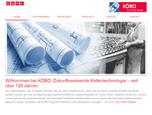 Tablet Screenshot of koebo.com